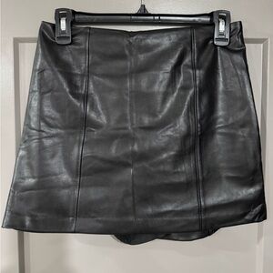Abercrombie and Fitch Faux Leather Skirt